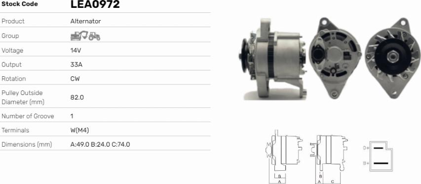 LE Part LEA0972 - Alternateur cwaw.fr