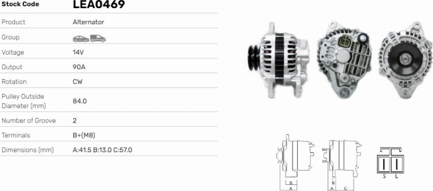 LE Part LEA0469 - Alternateur cwaw.fr