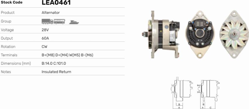 LE Part LEA0461 - Alternateur cwaw.fr