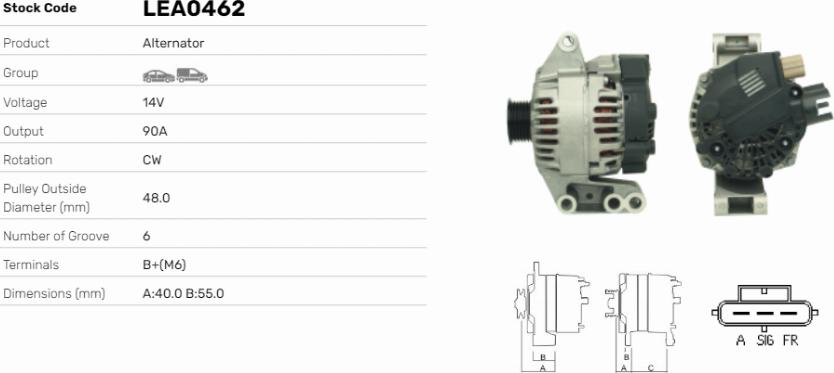 LE Part LEA0462 - Alternateur cwaw.fr