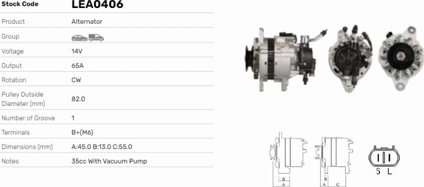 LE Part LEA0406 - Alternateur cwaw.fr