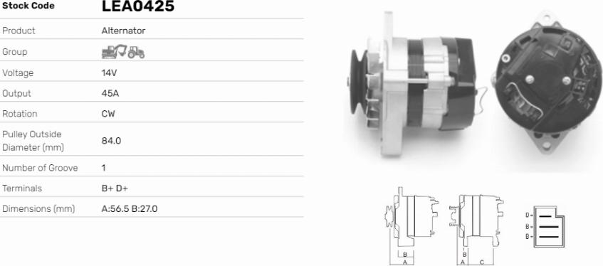 LE Part LEA0425 - Alternateur cwaw.fr