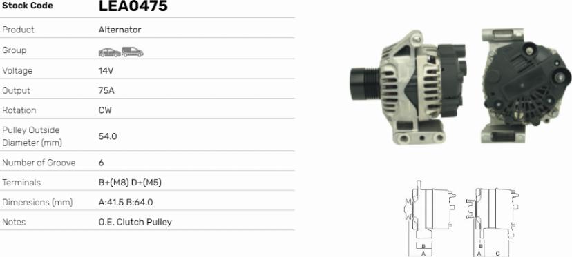 LE Part LEA0475 - Alternateur cwaw.fr