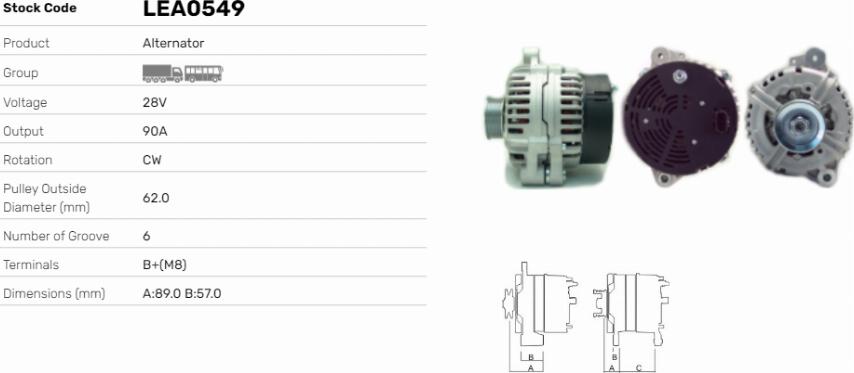 LE Part LEA0549 - Alternateur cwaw.fr
