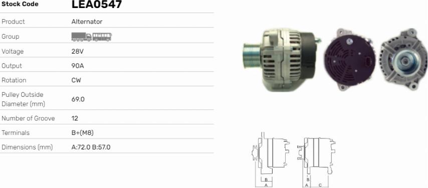 LE Part LEA0547 - Alternateur cwaw.fr