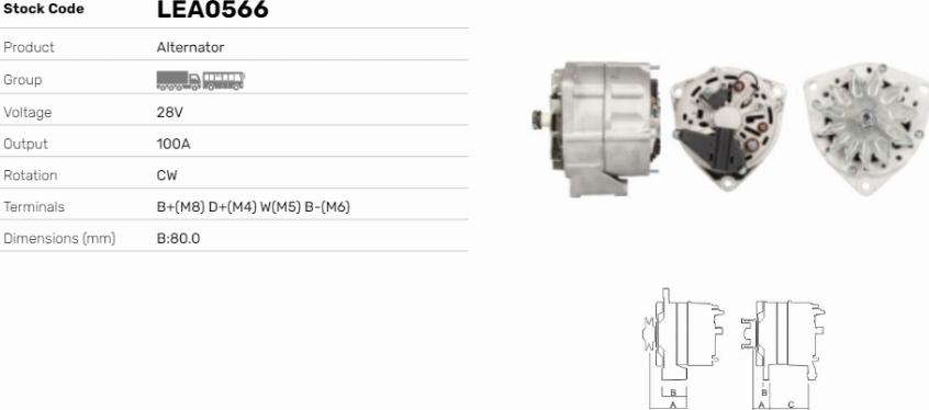 LE Part LEA0566 - Alternateur cwaw.fr