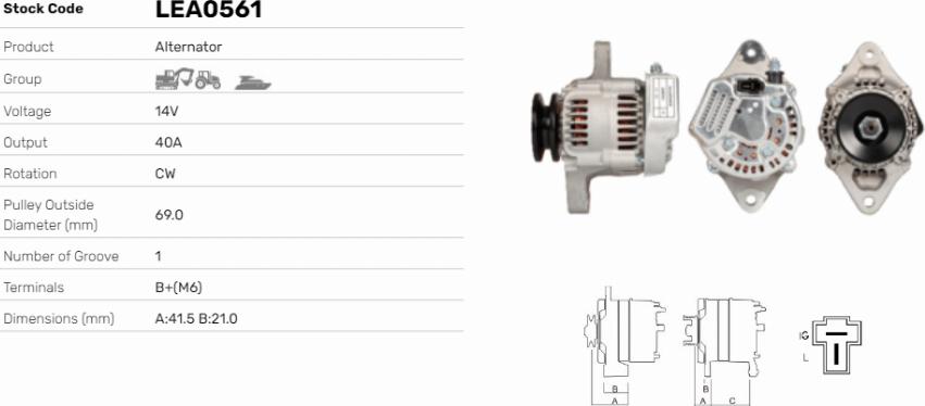LE Part LEA0561 - Alternateur cwaw.fr