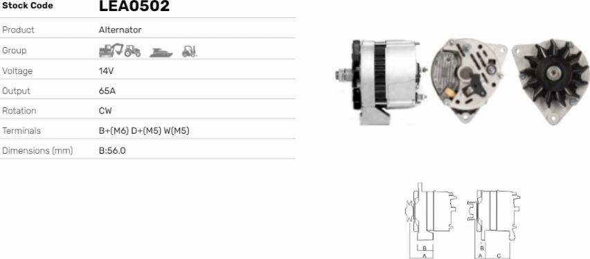 LE Part LEA0502 - Alternateur cwaw.fr