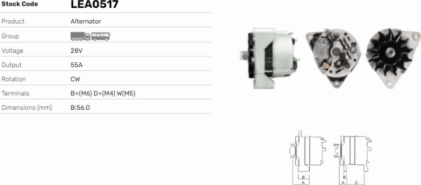 LE Part LEA0517 - Alternateur cwaw.fr