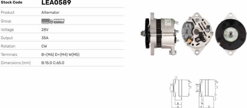 LE Part LEA0589 - Alternateur cwaw.fr