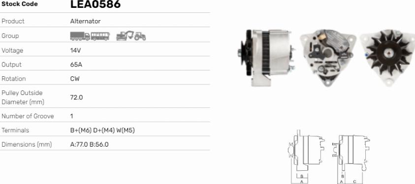 LE Part LEA0586 - Alternateur cwaw.fr