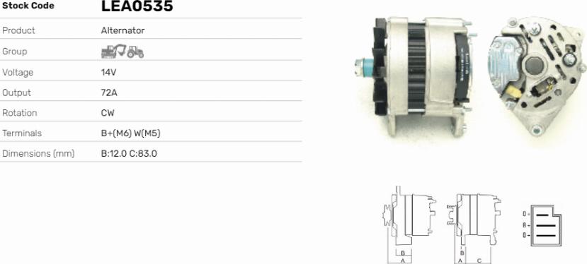 LE Part LEA0535 - Alternateur cwaw.fr