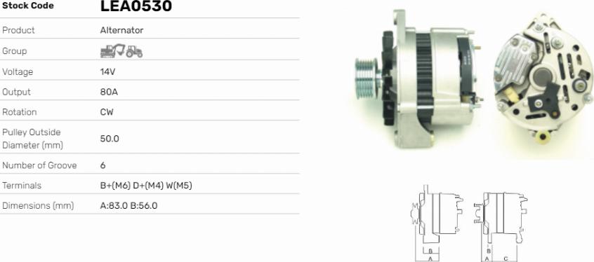 LE Part LEA0530 - Alternateur cwaw.fr
