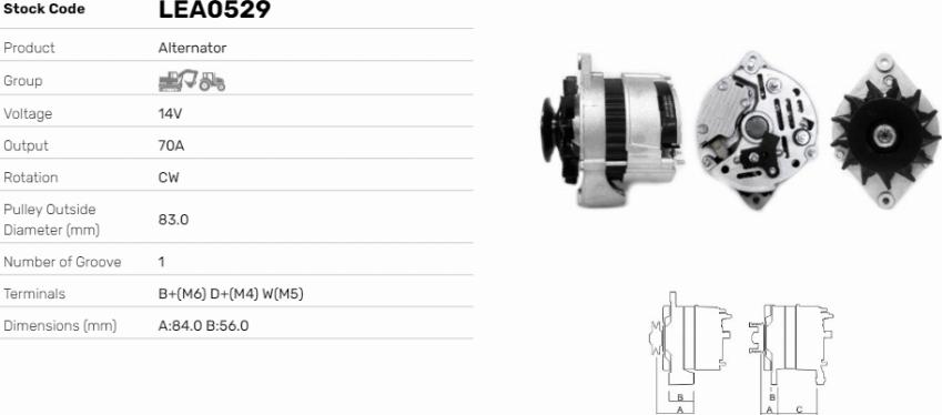 LE Part LEA0529 - Alternateur cwaw.fr