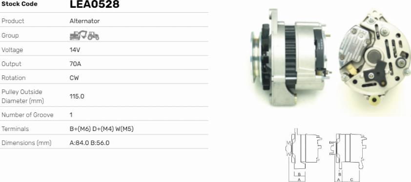 LE Part LEA0528 - Alternateur cwaw.fr