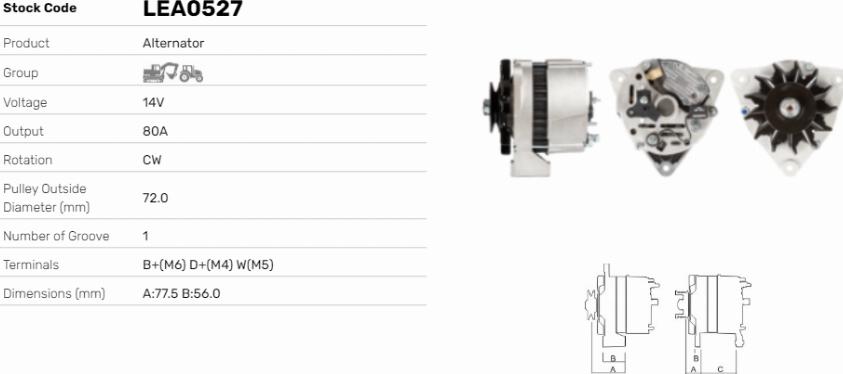 LE Part LEA0527 - Alternateur cwaw.fr