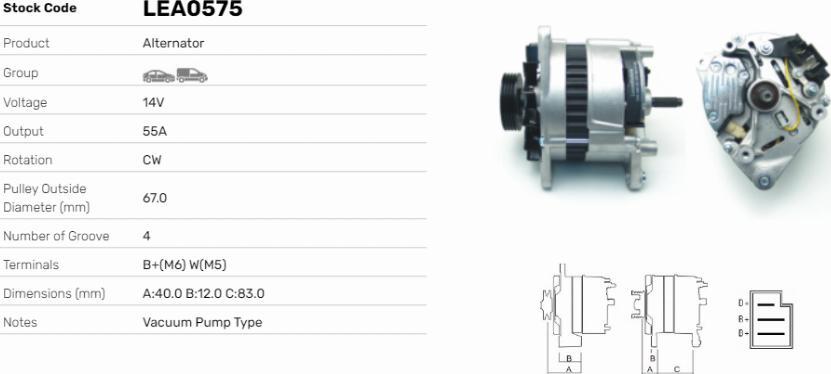 LE Part LEA0575 - Alternateur cwaw.fr