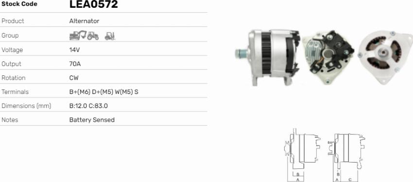 LE Part LEA0572 - Alternateur cwaw.fr