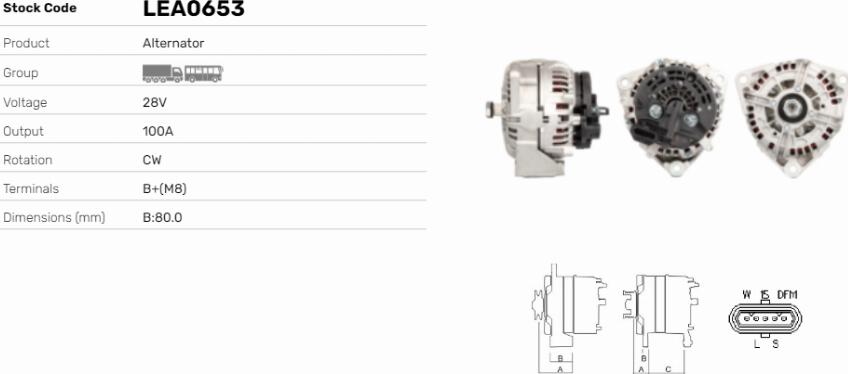 LE Part LEA0653 - Alternateur cwaw.fr