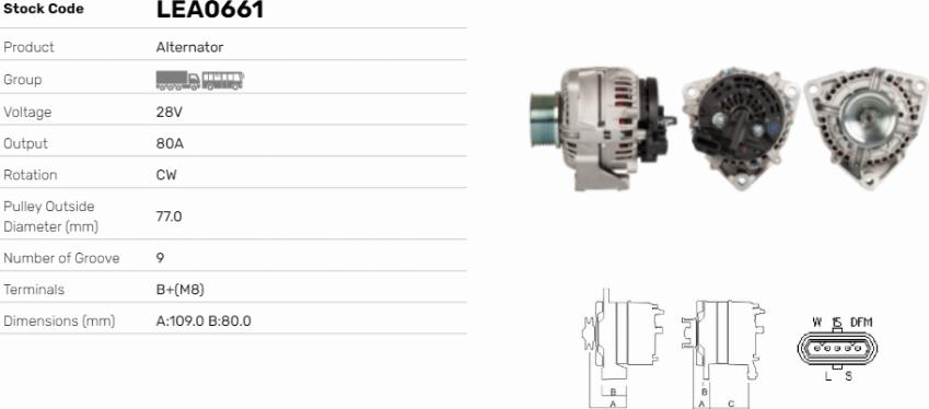 LE Part LEA0661 - Alternateur cwaw.fr