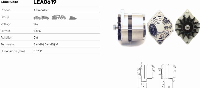 LE Part LEA0619 - Alternateur cwaw.fr