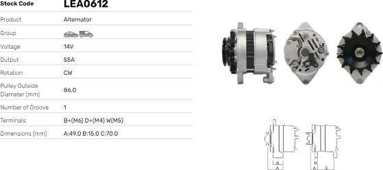 LE Part LEA0612 - Alternateur cwaw.fr