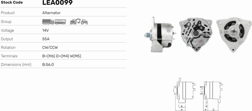 LE Part LEA0099 - Alternateur cwaw.fr