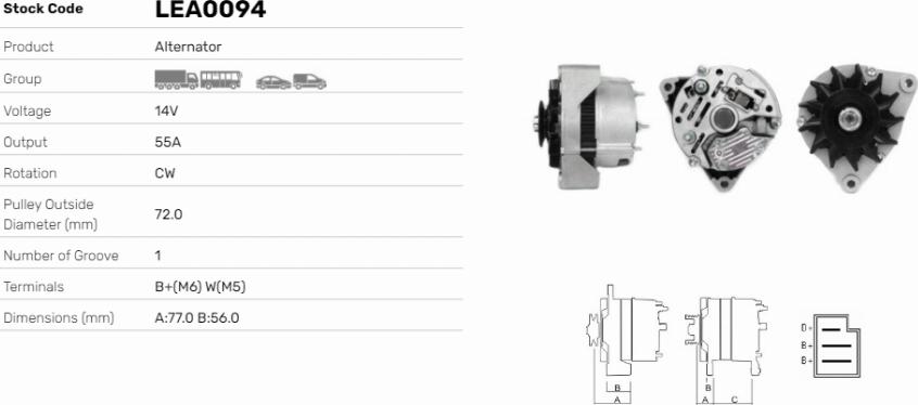 LE Part LEA0094 - Alternateur cwaw.fr