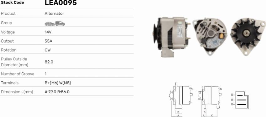 LE Part LEA0095 - Alternateur cwaw.fr