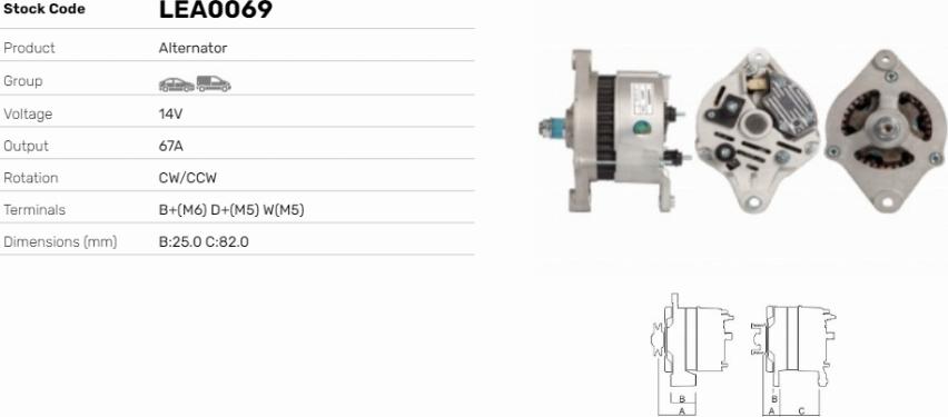 LE Part LEA0069 - Alternateur cwaw.fr