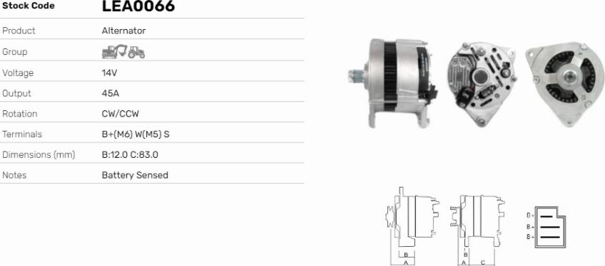 LE Part LEA0066 - Alternateur cwaw.fr