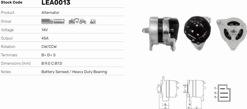 LE Part LEA0013 - Alternateur cwaw.fr