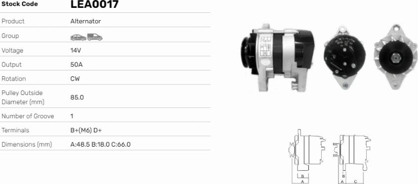 LE Part LEA0017 - Alternateur cwaw.fr