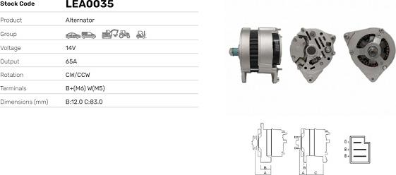 LE Part LEA0035 - Alternateur cwaw.fr