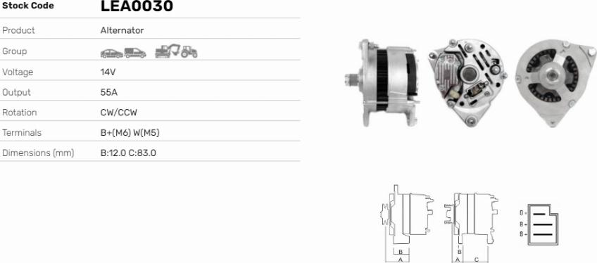 LE Part LEA0030 - Alternateur cwaw.fr