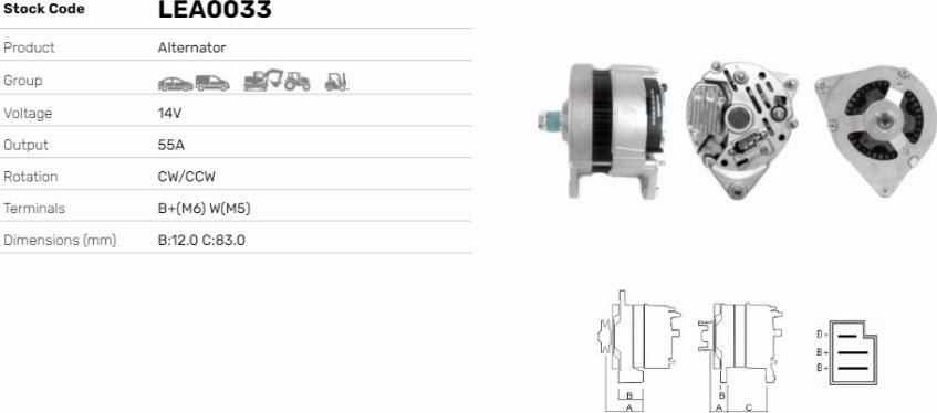 LE Part LEA0033 - Alternateur cwaw.fr