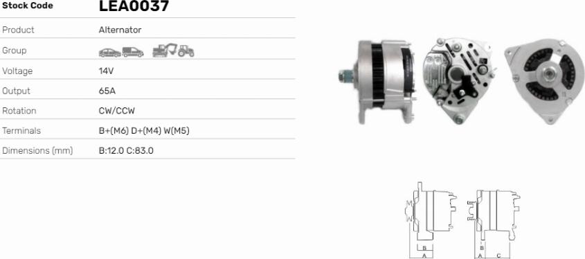 LE Part LEA0037 - Alternateur cwaw.fr