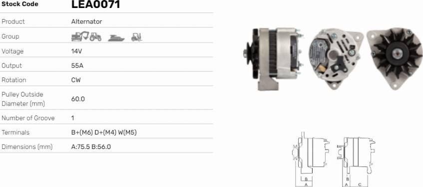 LE Part LEA0071 - Alternateur cwaw.fr