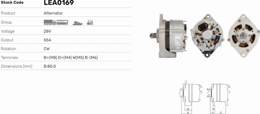 LE Part LEA0169 - Alternateur cwaw.fr