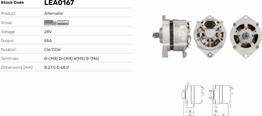 LE Part LEA0167 - Alternateur cwaw.fr