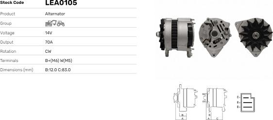 LE Part LEA0105 - Alternateur cwaw.fr