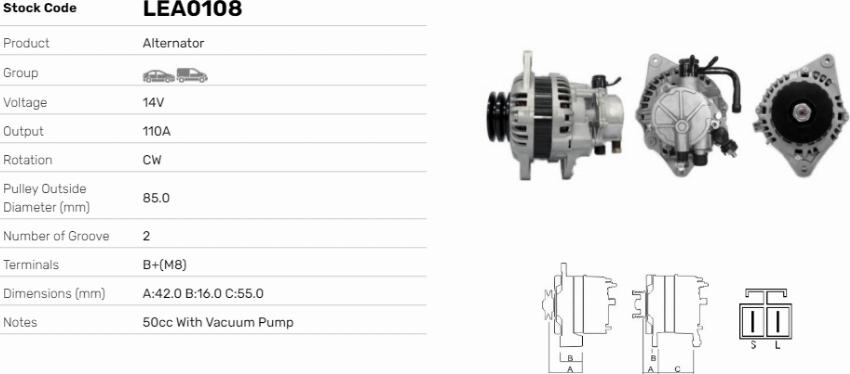 LE Part LEA0108 - Alternateur cwaw.fr