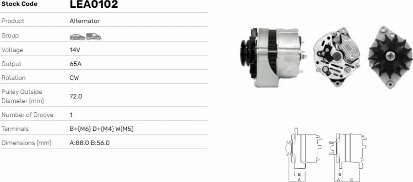 LE Part LEA0102 - Alternateur cwaw.fr