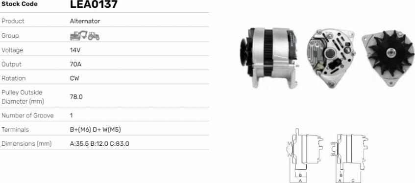 LE Part LEA0137 - Alternateur cwaw.fr