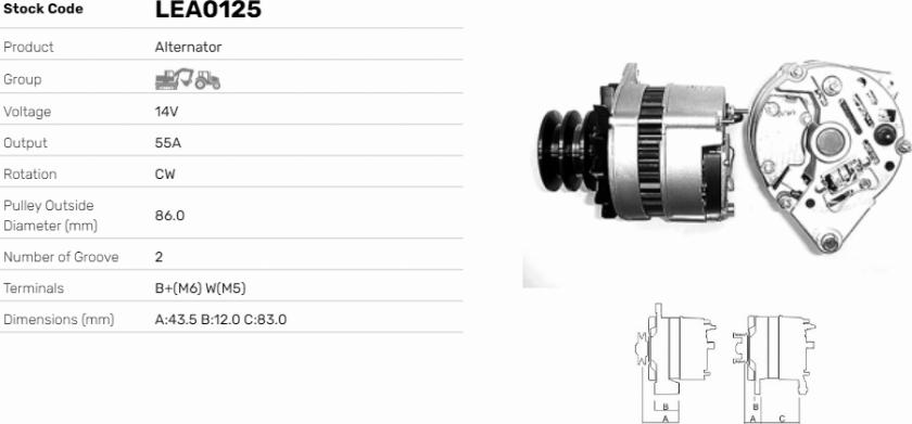 LE Part LEA0125 - Alternateur cwaw.fr