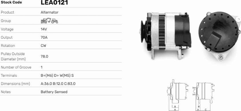LE Part LEA0121 - Alternateur cwaw.fr