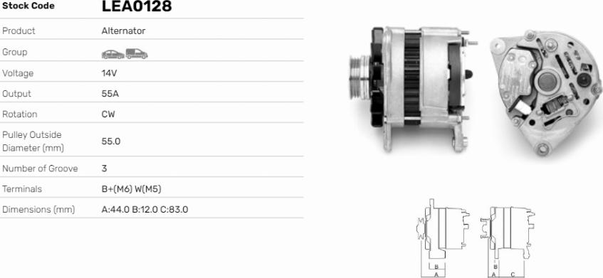 LE Part LEA0128 - Alternateur cwaw.fr