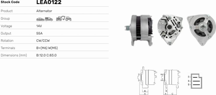 LE Part LEA0122 - Alternateur cwaw.fr