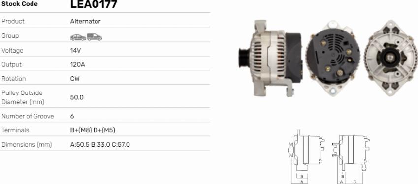 LE Part LEA0177 - Alternateur cwaw.fr