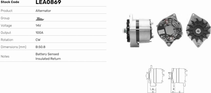 LE Part LEA0869 - Alternateur cwaw.fr